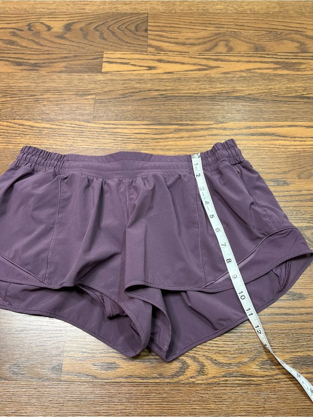 lululemon Hotty Hot Low-Rise Shorts in a purple shade size Women’s 14